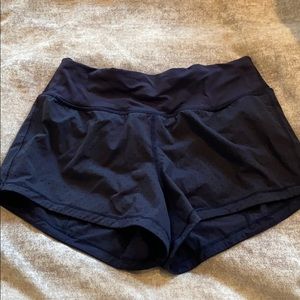 Navy Lululemon Running Shorts
